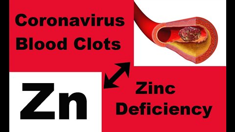 Coronavirus Blood Clots = Zinc Deficiency!