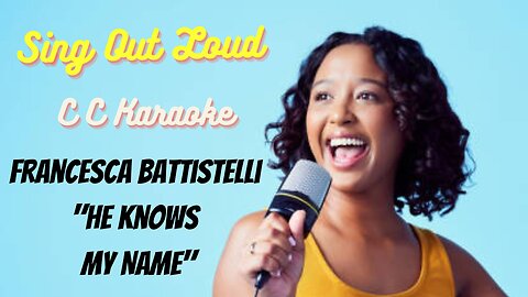 Francesca Battistelli "He Knows My Name" (BackDrop Christian Karaoke)