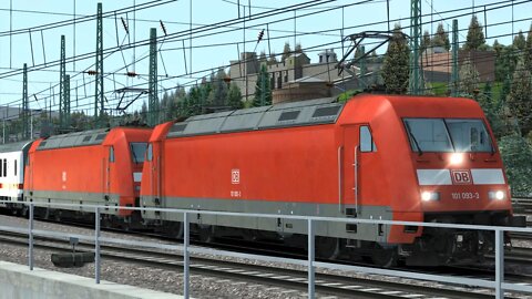 Running the IC2006 from Konstanz to Hausach BR101- TrainSimulatorClassic