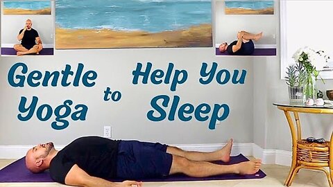 Gentle Yoga to Help You Sleep - Calming Postures, Relaxing Breathing and Guided Meditation - 28 Min.