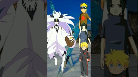 WHO IS STRONGEST?? Naruto, Boruto, Sasuke VS Otsutsuki.#shorts