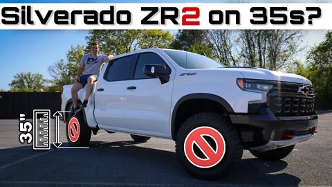 Installing Bigger Tires + New Wheels on my 2022 Silverado ZR2 | Do they fit?