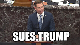 Eric Swalwell SUES Trump over Jan 6th US Capitol Insurrection