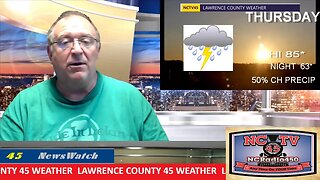 NCTV45 LAWRENCE COUNTY 45 WEATHER MONDAY JULY 17 2023