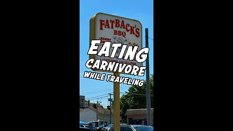 Staying Carnivore on the road