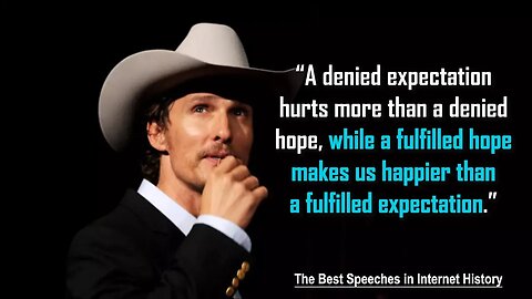 Matthew McConaughey-5 RULES FOR THE REST OF YOUR LIFE | BEST Motivational Speech in Internet History