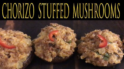 Chorizo Stuffed Mushrooms