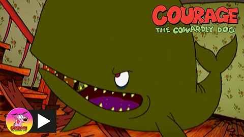 Courage The Cowardly Dog: Whale Hunt | Cartoons