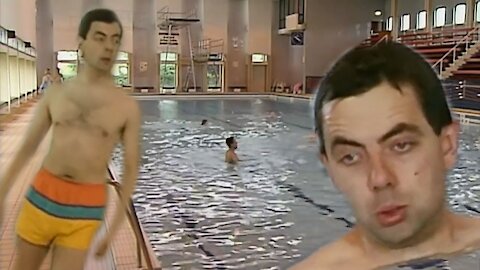 Mr bean en piscine🤣🤣🤣