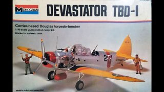 1/48 Monogram TBD-1 Review/Preview