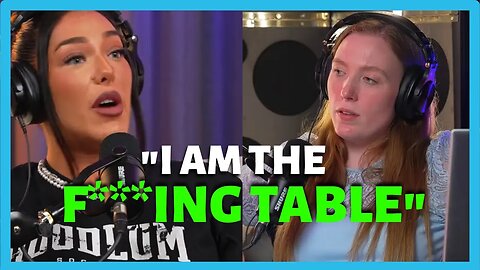 Masculine Woman Claims That She Is The Table