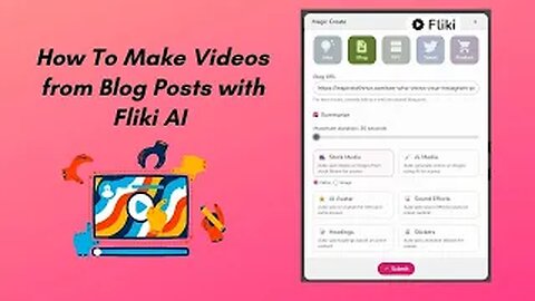 How To Use Fliki AI To Create Videos from Blog Posts