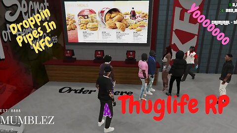 Droppin Pipes On KFC In ThugLife RP |Apex|
