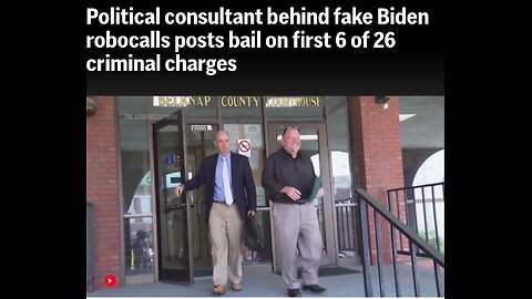 Political consultant behind fake Biden robocalls posts bail at first court appearance