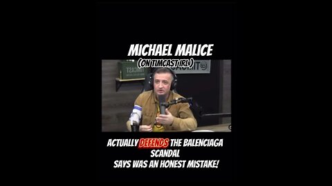 WTF! M.Malice DEFENDS the #balenciaga SCANDAL