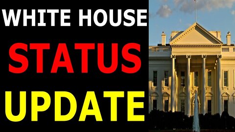 WHITE HOUSE STATUS UPDATE, CHANGE OF BATTER COMING!