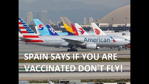 BREAKING: Skynews....Airlines now asking Vaccinated people NOT TO FLY!!