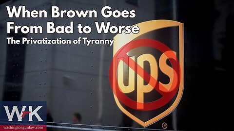 When Brown Goes From Bad to Worse. The Privatization of Tyranny