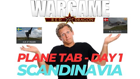 Unit Comparison SCANDINAVIA - Plane Tab Part 1 | Wargame Red Dragon