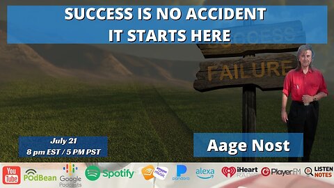 SUCCESS IS NO ACCIDENT - IT STARTS HERE