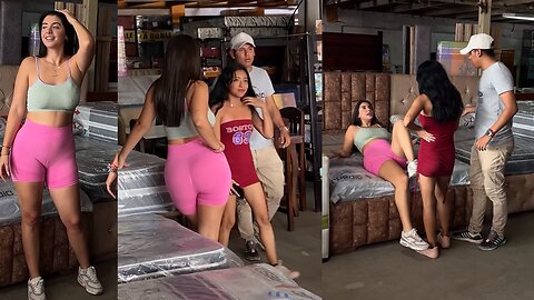 Girl comes to buy a bedroom and this happens😱👇🏻