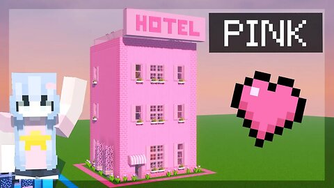 Minecraft BUT I can only build with PINK!