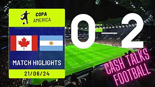 Messi Master Class In Weight of The Pass! Argentina 2-0 Canada analysis