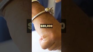 $80,000 Diamond Handcuffs! #shorts