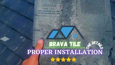Brava tile Roof Installation - The Details Matter!