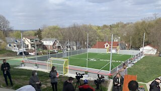 Girls Inc. unveils new mini-pitch soccer field
