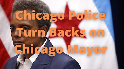 Chicago Police Turn Backs on Lori Lightfoot