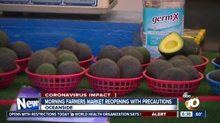 Oceanside Farmers Market reopening with precautions