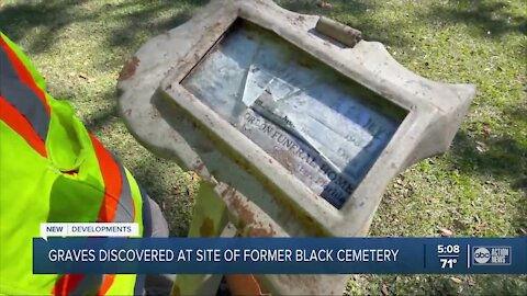 Archaeologists find 25 graves, so far, on old school property that was once a Clearwater cemetery