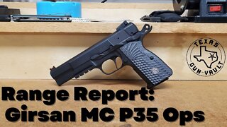 Range Report: Girsan MC P35 Ops (Tactical Browning Hi-Power Clone)