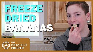 Food Storage: Freeze-Dried Bananas