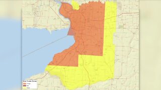 Why is Erie County still an Orange Zone?
