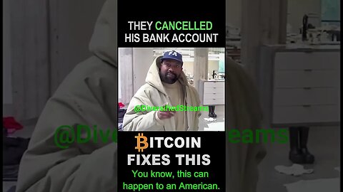 [Bitcoin Fixes This] Kanye West Not able to access 140 Million Dollars. Bank Account Frozen #shorts