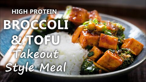 Tofu Broccoli Stir Fry Recipe *HIGH PROTEIN* - Meals for Vegetarian and Vegan Diet!