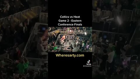 #celtics vs #heat #easternconferencefinals game 2#boston #miami