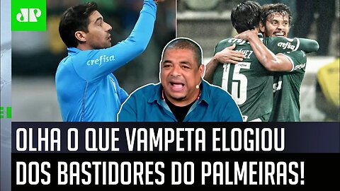 "Tá TODO MUNDO QUIETO, NINGUÉM FALA, mas o Palmeiras..." OLHA o que Vampeta ELOGIOU!