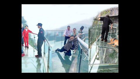 Terrifying Glass Walkways: Conquering China's Highest Glass Cliff"