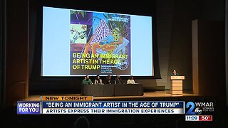 'Being an Immigrant Artist in the Age of Trump' event held on Tuesday