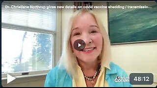 Dr. Christiane Northrup gives new details on covid vaccine shedding / transmission