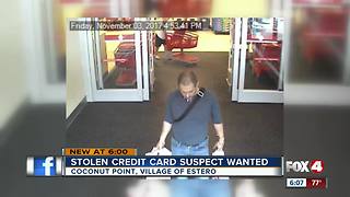 Stolen Credit Card Suspect Wanted