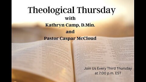 THEOLOGICAL THURSDAY July 18, 2024 How Do Christians Respond To Cold Blooded Murder?