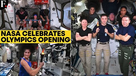 WATCH: Sunita Williams, other NASA Astronauts Celebrate Paris Olympics Opening in Space