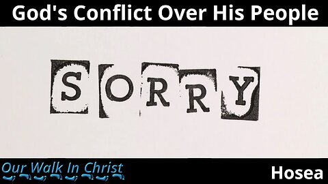 God's Conflict Over His People