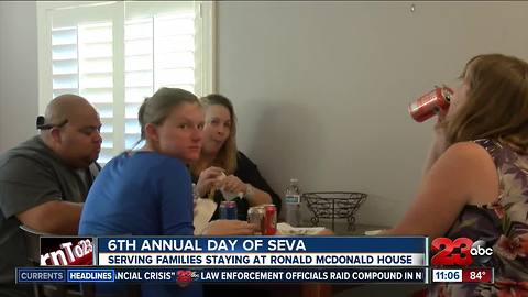 Day of Seva at Ronald McDonald House