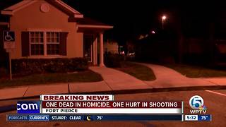 1 dead in Fort Pierce homicide, 1 injured in nearby shooting