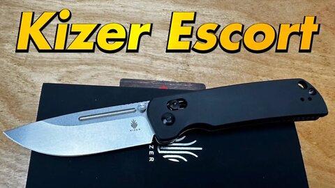 Kizer Escort clutch lock knife ! Dirk Pinkerton design